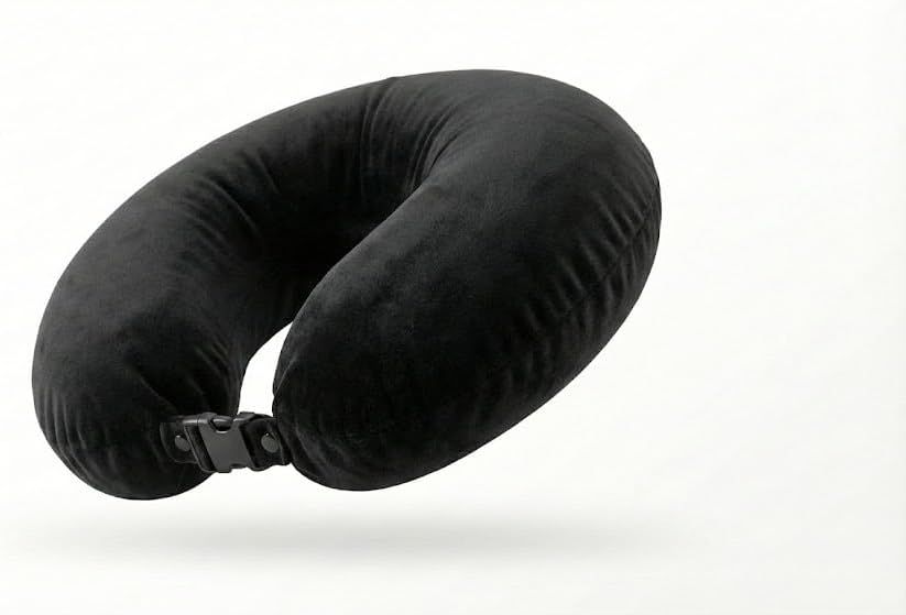 Alternative view of Silikon Dolgulu U Tipi Seyahat Yastığı – Boyun Destekli Yolculuk Yastığı, Uçak, Araba, Tren ve Otobüs Kullanımı İçin, Ergonomik Tasarım, Taşınabilir Boyun Yastığı
