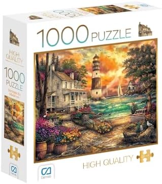 Taş Ev 1000 Parça 2,2mm Kalınlık 48x68cm Profesyonel Hobi Puzzle Yapboz Serisi