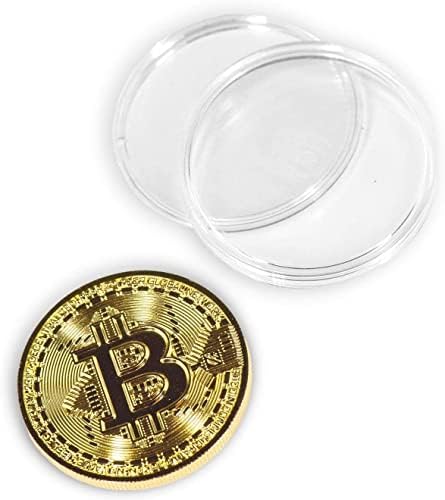 Ethereum, Bitcoin, Dogecoin, Hatıra Madeni Para Metal (Bitcoin)