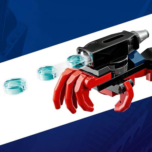 Alternative view of Miles Morales Robotu, Örümcek Adam 2099’a Karşı 76337-6 Yaş Üzeri Kız ve Erkek Çocuklar için 2 Minifigür İçeren Yaratıcı Oyuncak Yapım Seti, Rol Yapma Oyuncağı, Hediye Fikri (135 Parça)