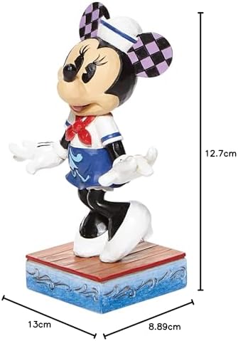 Traditions by Jim Shore Sailor Minnie Mouse kişisel poz figürü, 12,7 cm, çok renkli - Görsel 3