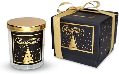 Alternative view of Charm Lab Candle – Yılbaşı Hediyesi, Yılbaşı Çam Ağacı, Ahşap ve Baharatlı Sandal Kokulu, Doğal Bio Balmum, 135 g Kokulu Mum, 40 Saat Yanma Süresi, Lüks Kutulu, Kadın ve Erkek için Şık Yılbaşı Hediye