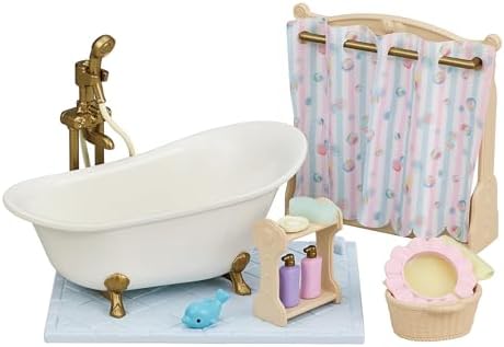 Sylvanian Families EPOCH Banyo Ve Duş Seti, Oyuncak - Görsel 3