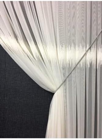 Alternative view of Osmanbey Perde Kruvaze Bağlama Aparatı Halat Kordon Fon Perde Kornişe Takmatik Açık Gri Açık Gri 275 cm byzt3
