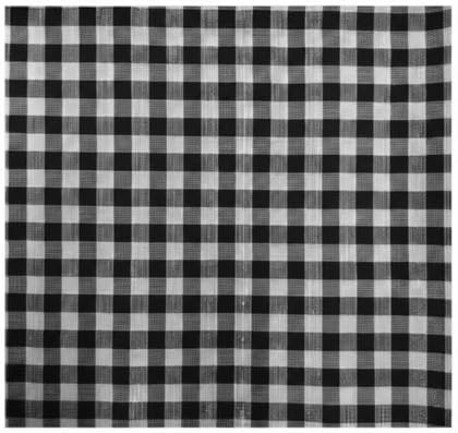 Alternative view of Kırmızı-Siyah Kareli Masa Örtüsü 150×150 cm | Yıkanabilir Kare Desen Sofra Örtüsü | Mutfak, Piknik ve Restoran Kullanımı İçin Kare Masa Örtüsü (Siyah)