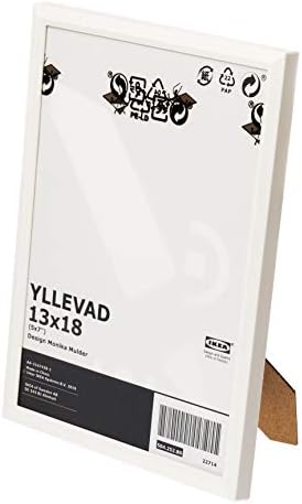 Alternative view of Yllevad resim çerçevesi. 4 ADET, 13 x 18 cm, hafif, plastik ve karton, beyaz