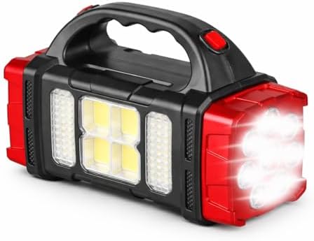 Solar LED Kamp Feneri, , 8 LED Ultra Parlak Taşınabilir Kamp Lambası, , Kamp, Balıkçılık, Acil Durum ve Outdoor Kullanım İçin, Kırmızı,Gold karışık (Asorti) renk - Görsel 3