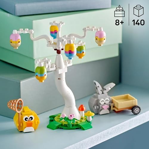 LEL Seasons and Occasions Paskalya Tavşanı ve Civcivin Yumurta Avı 40808-8 Yaş ve Üzeri Çocuklar için Yaratıcı Oyuncak Yapım Seti, Doğum Günü Hediyesi (140 Parça) - Görsel 3
