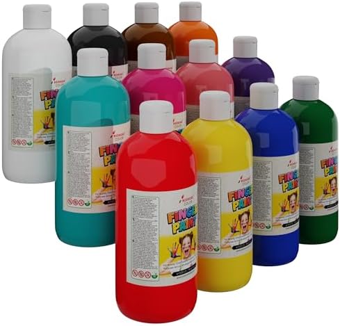 Alternative view of Tüm Renkler Parmak Boyası 12'li Set 12x500gr
