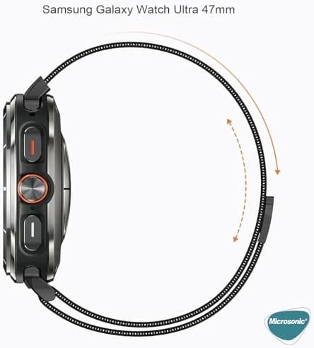 Alternative view of Galaxy Watch 8 40mm Milanese Loop için Kordon Siyah