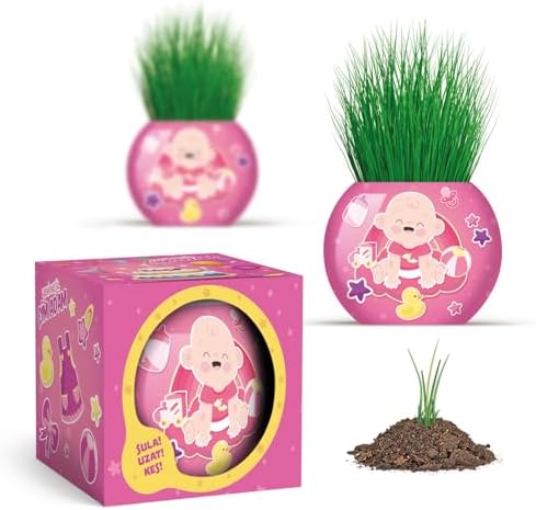 Alternative view of Bebek Temalı Çim Adam 6'lı Set – Çocuklar İçin Eğitici ve Eğlenceli Bitki Yetiştirme Kiti