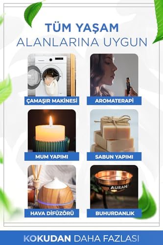 Alternative view of AURAN Nefes Açıcı Nane Ve Okaliptüs Esansiyel Uçucu Koku Yağı Buhurdanlık Yağı Difüzör Esansı Küre 10ml