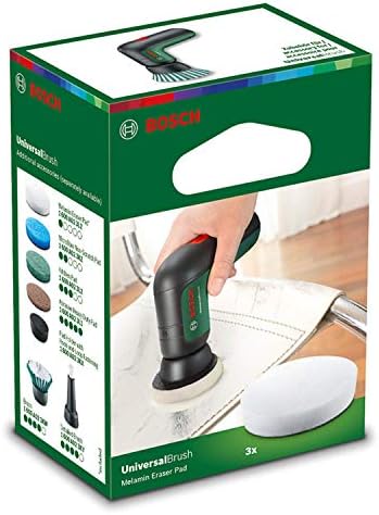 Elektrikli Temizleme Fırçası Universalbrush için Melamin Silgi Pedi (Karton Pakette 3 Adet) - Görsel 3