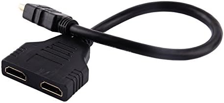 HDMI Çoklayıcı 1 Giriş 2 Çıkış Splitter 1080P Full HD Görüntü Dağıtıcı Adaptör TV Monitör Projeksiyon İçin Çoğaltıcı HDMI Splitter Aynı Görüntü Aktarımı | ZR158 - Görsel 3