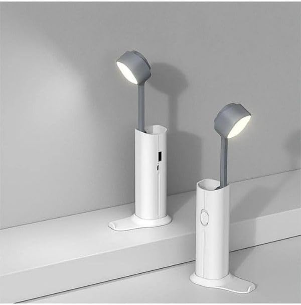 Şarjlı Dokunmatik 20 Led Çalışma Okuma Işığı Masa Lambası Ayarlanabilir Parlaklık Powerbank 1200mah