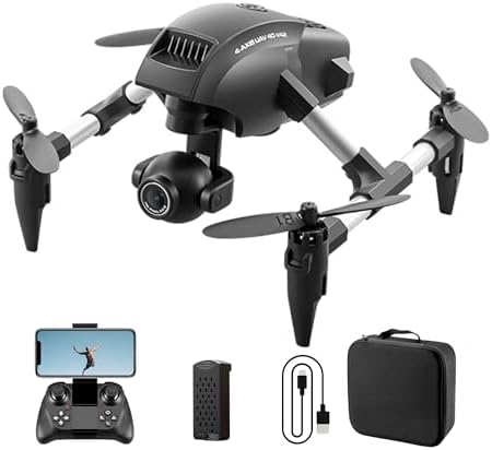 Alternative view of Giffy/Oyuncak Mini Kameralı Başlangıç Drone Uzaktan Kumandalı Uygulama Kontrollü 72P HD Takla Atan Şarjlı Drone