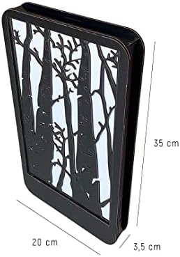 Alternative view of Deco-7006 Led Işıklı Ağaç Desenli Ahşap Dekor