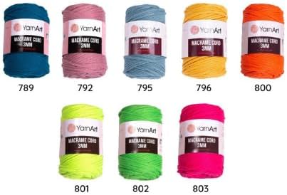 Alternative view of YarnArt El Örgü İpi MACRAME CORD 3 MM, 752, 2x500 gr