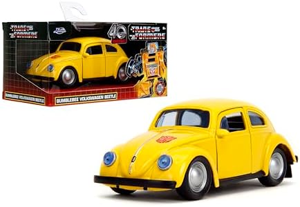 Alternative view of 1:32 G1 Bumblebee Volkswagen Beetle Döküm Araba, Çocuklar ve Yetişkinler için Oyuncaklar