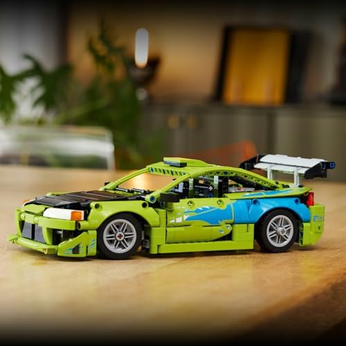 Fast and Furious Mitsubishi Eclipse Araba 42229-14 Yaş ve Üzeri Çocuklar İçin Özel Boya Tasarımı ve Bagajda 2 NOS Tüpü İçeren Yaratıcı Oyuncak Yapım Seti, Hediye Fikri (827 Parça) - Görsel 3