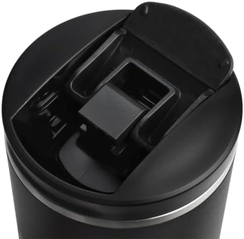 The Transit FlipTop Mug Termos Bardak, 0.60 L, Siyah 2.0