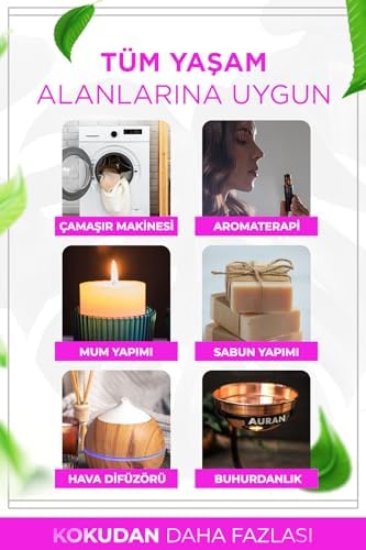 Alternative view of AURAN Japon Kirazı Esansiyel Uçucu Koku Yağı Difüzör Esansı Buhurdanlık Yağı Aromaterapi Yağı 10ml