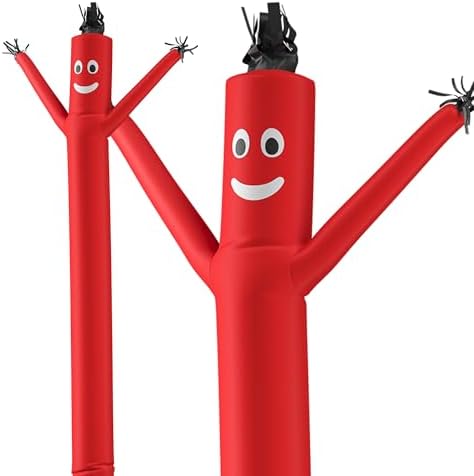 Alternative view of Torero Inflatables Lookourway Air Dansçı hoch Tube Man şişirilebilir sabitleme, 20-feet 20' Kırmızı