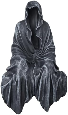 Alternative view of Reçine Masa Üstü Gotik Dekor Oturan Heykeli, Reçine Heykeli Gotik Dekor, Sağlam Rafa Uyar ve Havalı Mistik Görünüşe Sahiptir 5,1 İnç