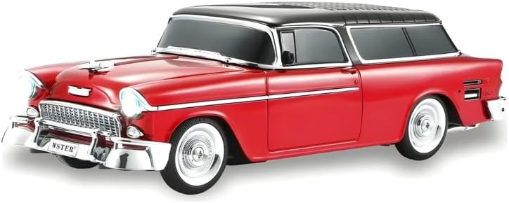 Alternative view of 1955 Model Klasik Araba Bluetooth Hoparlör Speaker 10 Watt Fm Radyo Sd Kart USB (Kırmızı)