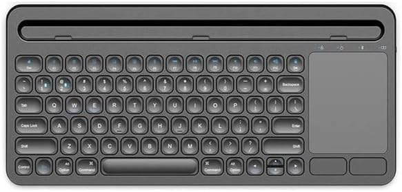 Alternative view of Şarjlı Bluetooth TouchPad Klavye Dual Bağlantı iPad Pro ile uyumlu 12.9 Uyumlu Hızlı ve Kolay Kablosuz Bağlantı Tablet ve Telefon ile Kullan Türkçe Q Klavye ZR731