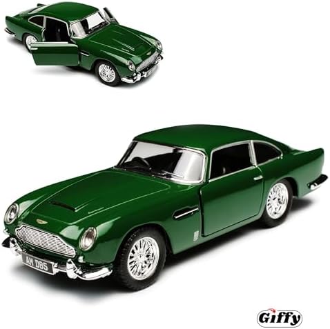 Alternative view of Oyuncak Diecast Metal ASTON MARTİN DB5 Model Araba Kutulu Koleksiyonluk Figür 1:24 Ölçek Bej ve Yeşil Renk (Yeşil)