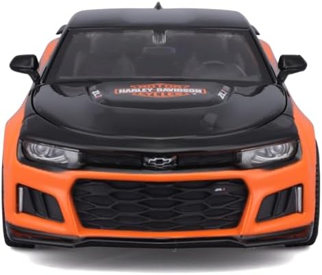 Maisto 1:24 H-D Custom - 2017 Chevrolet Camaro ZL1,Black/Orange