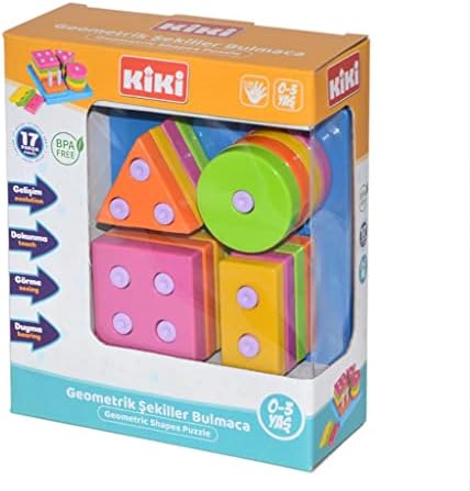 kiki Geometrik Şekiller Bulmaca / 0-3 Yaş - Görsel 2