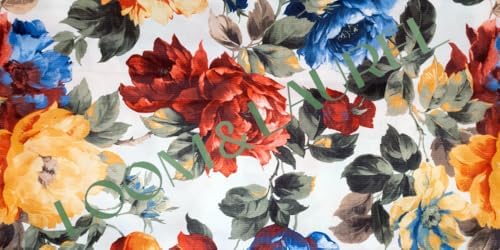 LOOM & LAUREL Baskılı Yıkanabilir Masa Örtüsü Mutfak Bahçe Piknik Masa Örtüsü (140x200) - Görsel 2