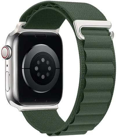 Apple Watch Series 7 45mm için Kordon Alps Spin Yeşil [Watch Series 7 45mm ile Uyumlu Kordon - Yeşil]