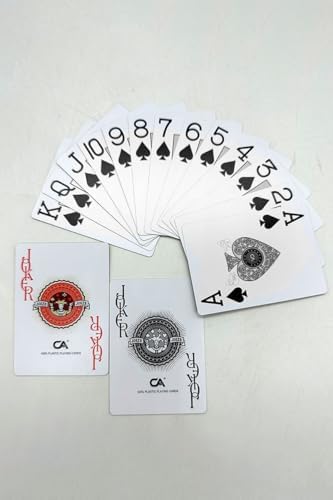 Jumbo Plastik Su Geçirmez Jumbo Blackjack iskambil Oyun Kağıdı cin885slv - Görsel 2