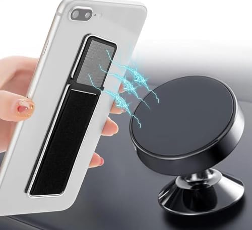 Alternative view of Spelt Manyetik Lastikli Kılıf Bandı Kayışlı Kılıf Askı Telefon Tutucu Yatay Dikey Stand Siyah