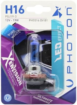 Ampul H16 12V 19W Xen Vision (Tekli Blister) (Beyaz Işık) 6000K PHT PH5516 DV B1