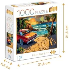 Alternative view of Sahildeki Araba 1000 Parça 2,2mm Kalınlık 48x68cm Profesyonel Hobi Puzzle Yapboz Serisi