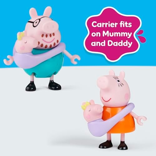 Alternative view of Peppa'nın 5 Kişilik Ailesi ve Bebek Evie | El Ele Tutuşabilen Hareketli Figürler | 3 Yaş ve Üzeri Kız ve Erkek Çocuklar İçin Okul Öncesi Oyuncak