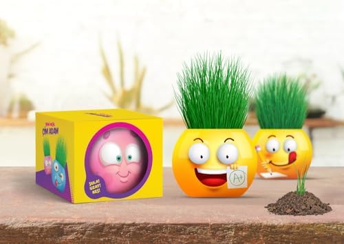 Alternative view of YUUP Emoji Temalı Çim Adam 6'lı Set – Çocuklar İçin Eğitici ve Eğlenceli Bitki Yetiştirme Kiti
