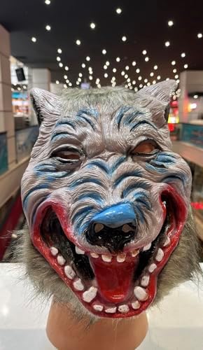 Halloween Kurt Maskesi, Korku Maskesi, Cadılar Bayramı Aksesuarları, Halloween Kostüm Aksesuarı, Şaka Oyunları ve Korku Maskeleri