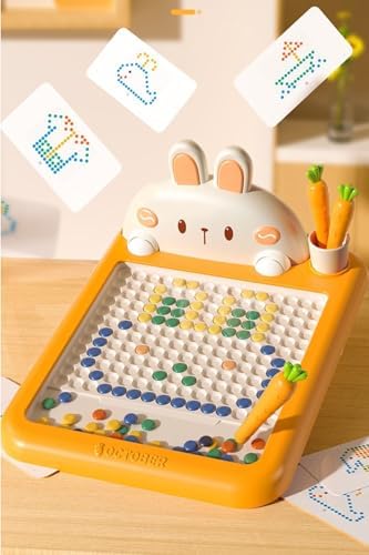 Alternative view of Manyetik Kodlama Oyuncağı Eğitici Oyuncak Boncuk Turp Kalem Montessori Erken eğitim Tableti Tavşan
