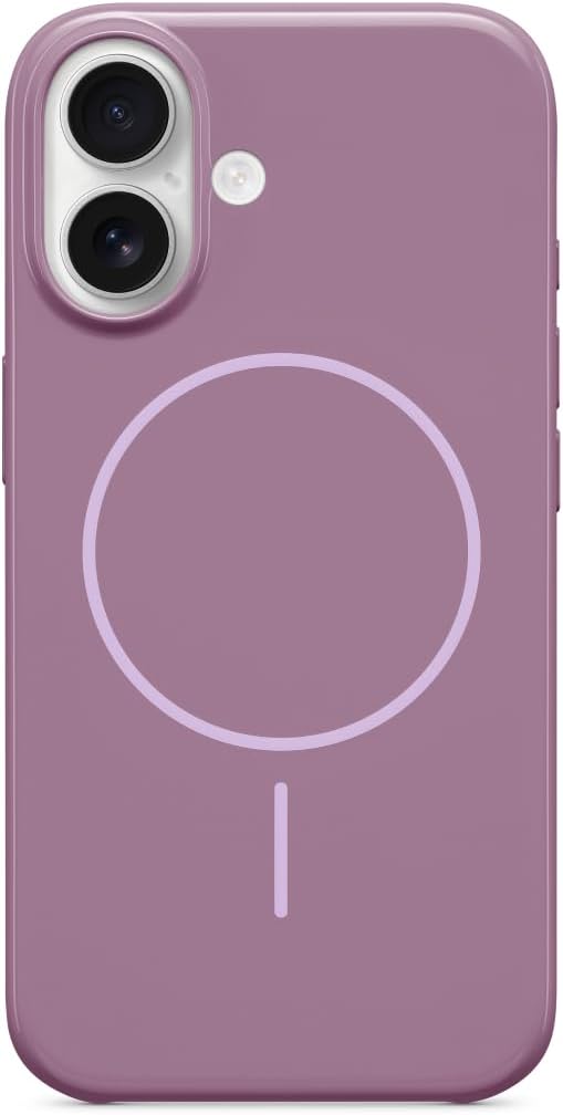 Beats iPhone 16 Kılıf - MagSafe, Çizilmeye Dayanıklı Koruyucu Kılıf, İnce Form, Mikrofiber Kaplama - Menekşe Moru