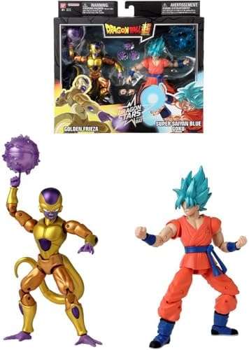 Alternative view of BANDAI Super Saiyan Blue Goku vs Golden Frieza Mücadele Paketi, Dragon Stars Serisi