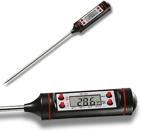 Alternative view of Dijital Mutfak Termometresi - Gıda Termometresi Sıvı Gıda Et Su Süt Yiyecek Sıcaklık Ölçer - Uzun Sensör Sayesinde Eliniz Yanmaz - Yüksek Hassasiyet Pişirme Termometresi
