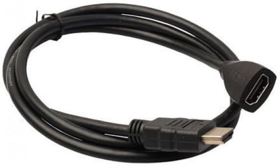 HDMI Uzatma Kablosu 3 Metre Erkek Dişi Kablo Full HD 1080P 4K Destek Altın Uçlu Yüksek Hızlı HDMI Uzatıcı TV Monitör Projeksiyon Oyun Konsolu Uyumlu | ZR150 (Siyah 3 Metre) - Görsel 3