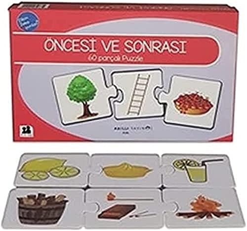 EZO Etkin Zeka Oyunları, Öncesi ve Sonrası Puzzle 60 Parça Puzzle (Kapak değişebilir) - Görsel 2