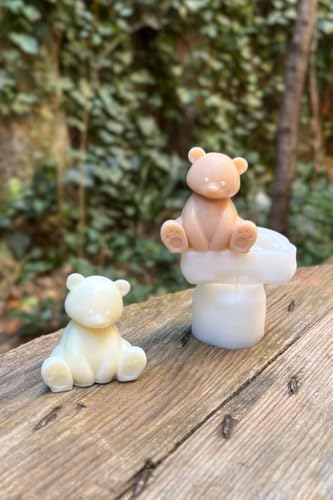Alternative view of Rufus Concept Teddy Bear Mini Tekli Mum Kalıbı (Silikon)