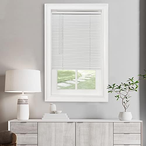 Alternative view of Achim Home Decor Akülü Mini Stor Perde, 46 cm Genişlik x 107 cm Uzunluk, İnci Beyazı, 2.5 cm Çıta